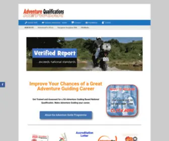 Adventure-Qualifications.com(Improve Your Chances of a Great Adventure Guiding Career) Screenshot