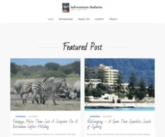 Adventure-Safaris.com(Africa Adventure Safaris) Screenshot