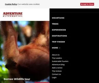 Adventurealternative.com(Adventure Travel) Screenshot