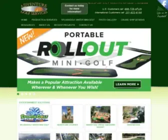 Adventureandfun.com(Miniature Golf Course Design & Construction) Screenshot