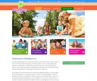 Adventurebayelc.com(Preschool in Plantation) Screenshot