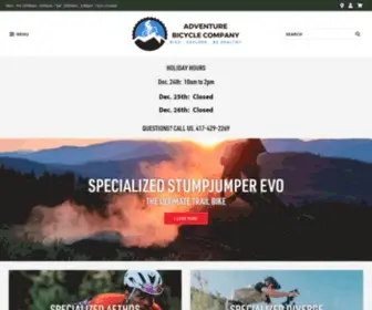 Adventurebicycleco.com(Specialized Products and Promotions) Screenshot