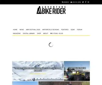 Adventurebikerider.com(Adventure Bike Rider) Screenshot