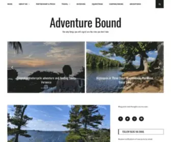 Adventureboundblog.com(Adventure Bound) Screenshot