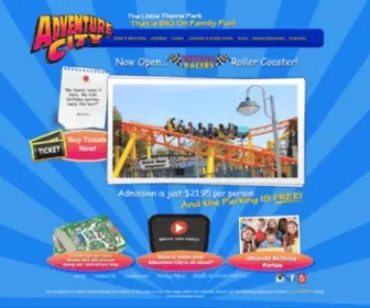 Adventurecity.com(Adventure City Family Amusement Park) Screenshot