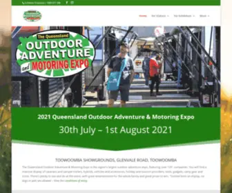 Adventureexpo.com.au(Queensland Outdoor Adventure & Motoring Expo) Screenshot