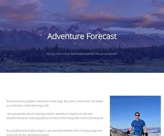 Adventureforecast.com(Adventure Forecast) Screenshot