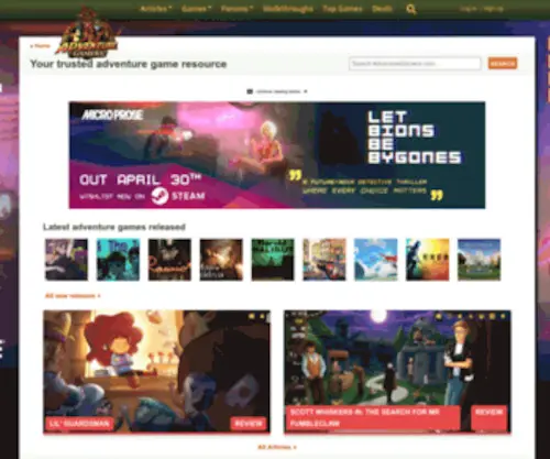 Adventuregamers.com(Adventure Gamers) Screenshot