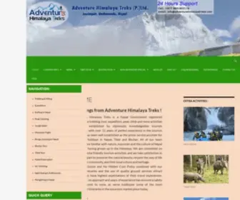 Adventurehimalayatreks.com(Adventure Himalaya Treks) Screenshot