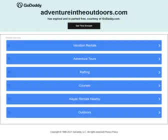 Adventureintheoutdoors.com(Adventureintheoutdoors) Screenshot