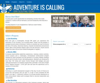 Adventureiscalling.org(Adventure Is Calling) Screenshot