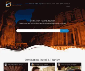 Adventurejordanwithababseh.com(Destination Travel & Tourism) Screenshot