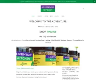 Adventurekitchen.com(Adventure Kitchen) Screenshot