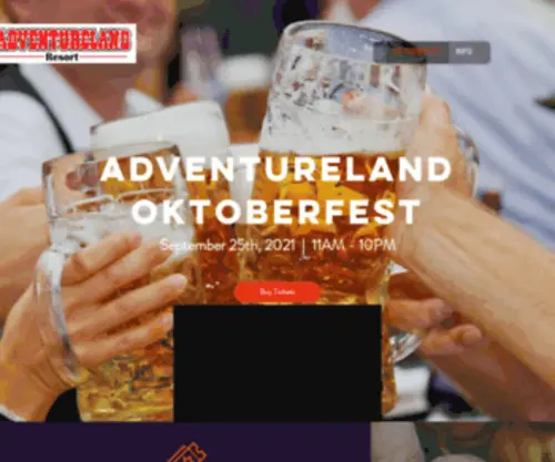 Adventurelandoktoberfest.com(Adventureland Events) Screenshot