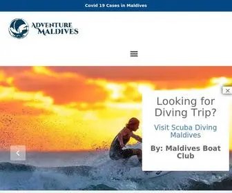 Adventuremaldives.com(Adventure Maldives) Screenshot