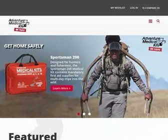 Adventuremedicalkits.com(Adventure Medical Kits Outdoor First Aid Kits) Screenshot
