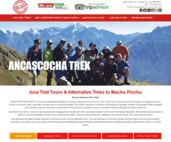 Adventureperupath.com(Inca Trail Treks Peru) Screenshot