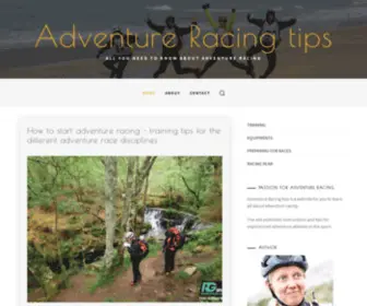 Adventureracingtips.com(Adventure Racing tips) Screenshot