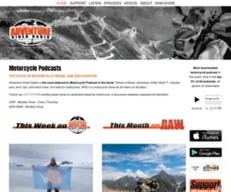 Adventureriderradio.com(Motorcycle Podcasts Adventure Rider Radio & RAW) Screenshot