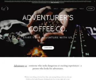 Adventurerscoffee.co(Adventurer's Coffee Co) Screenshot