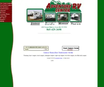 Adventurervtn.com(Truck Campers) Screenshot