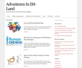Adventures-IN-Im-Land.com(Adventures in im) Screenshot