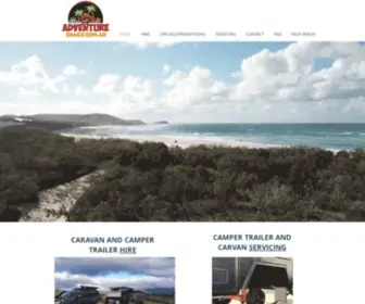 Adventureshack.com.au(Caravan Services and Repairs) Screenshot