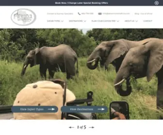 Adventuresinafrica.com(Africa Adventure Consultants) Screenshot