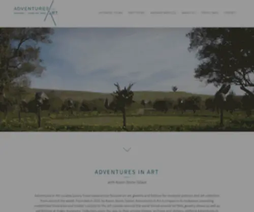 Adventuresinart.com(Adventures in Art) Screenshot