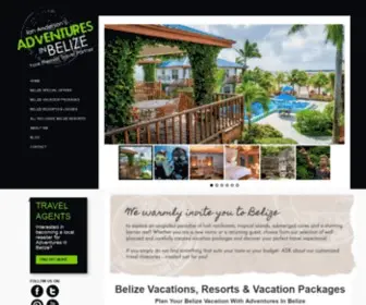 Adventuresinbelize.com(Belize Vacations) Screenshot