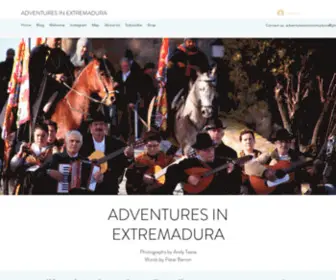 Adventuresinextremadura.com(Adventures in Extremadura) Screenshot