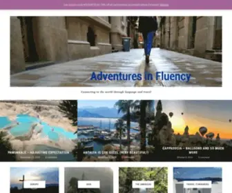 Adventuresinfluency.com(Adventures in Fluency) Screenshot