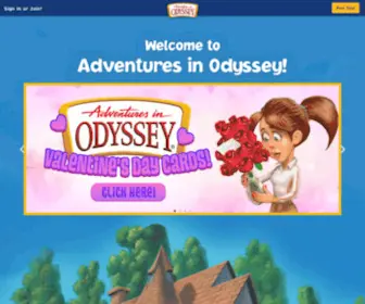 Adventuresinodyssey.com(Adventures in Odyssey) Screenshot