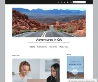 Adventuresinqa.com(Adventures in QA) Screenshot