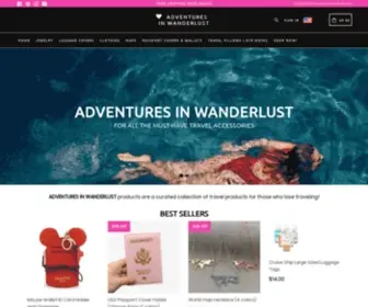 Adventuresinwanderlust.com(Adventures in Wanderlust) Screenshot