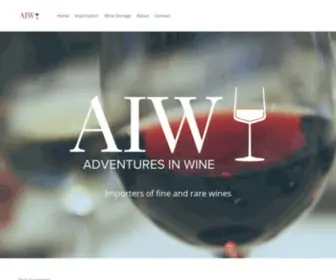 Adventuresinwine.com(ADVENTURES IN WINE) Screenshot