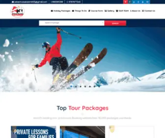 Adventureskashmir.online(Book Holiday Packages Ski Pakages) Screenshot