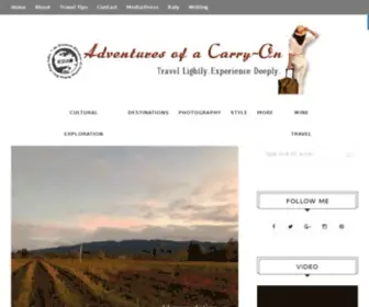 Adventuresofacarryon.com(Adventures of a Carry) Screenshot