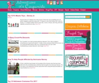 Adventuresofacouponista.com(Just another WordPress site) Screenshot