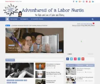 Adventuresofalabornurse.com(The Highs and Lows of Labor and Delivery) Screenshot