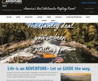 Adventuresonthegorge.com(Adventures on the Gorge) Screenshot