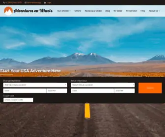 Adventuresonwheels.com(Adventuresonwheels) Screenshot