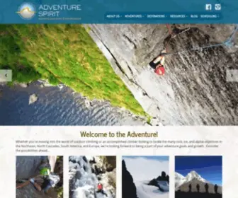 Adventurespiritguides.com(Adventure Spirit Rock) Screenshot