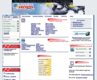 Adventuresports.com(Adventure travel) Screenshot