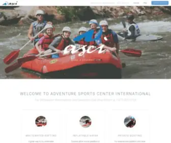 Adventuresportscenter.com(Adventure Sports Center International) Screenshot