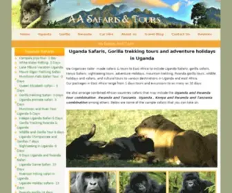 Adventureugandasafari.com(Uganda Safaris) Screenshot