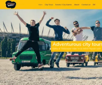 Adventurewarsaw.pl(Adventure Warsaw) Screenshot