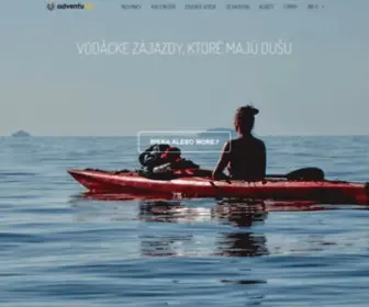 Adventurio.sk(Vodácke zájazdy po celej Európe) Screenshot