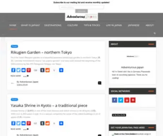 Adventurous-Japan.com(Adventurous Japan) Screenshot