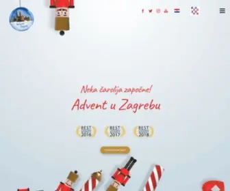 Adventzagreb.com(Zagreb Advent) Screenshot